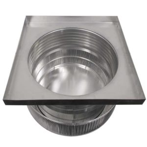 20 inch Roof Vent | Aura Gravity Roof Vent with Curb Mount Flange - AV-20-C6-CMF - Inside View